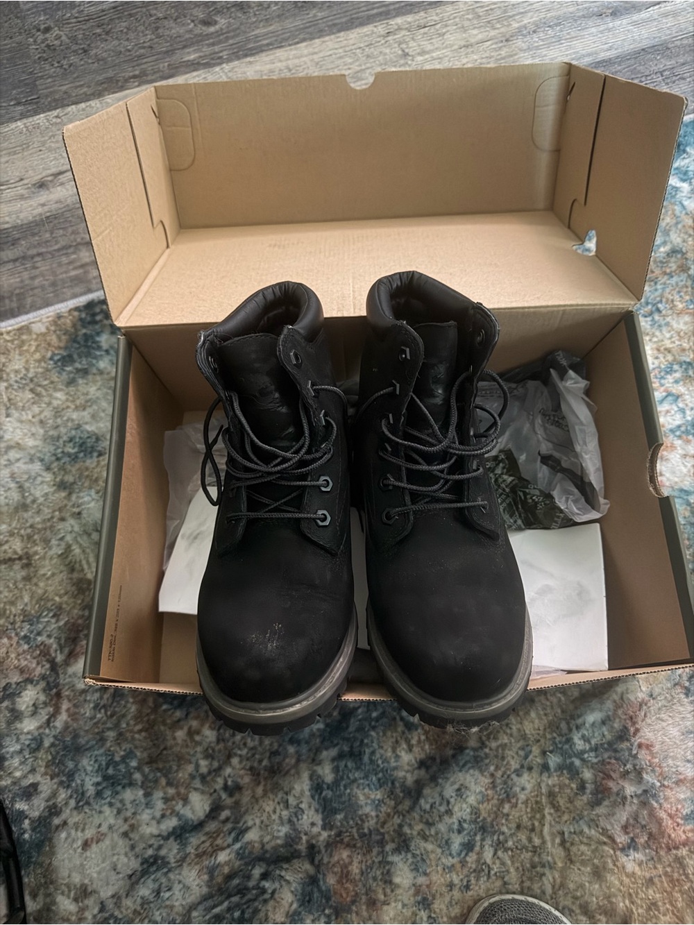 Timberland Waterville 6" Waterproof Black Nubuck Women’s ankle boots